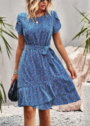 Light Dress with Flower Print