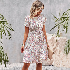 Light Dress with Flower Print