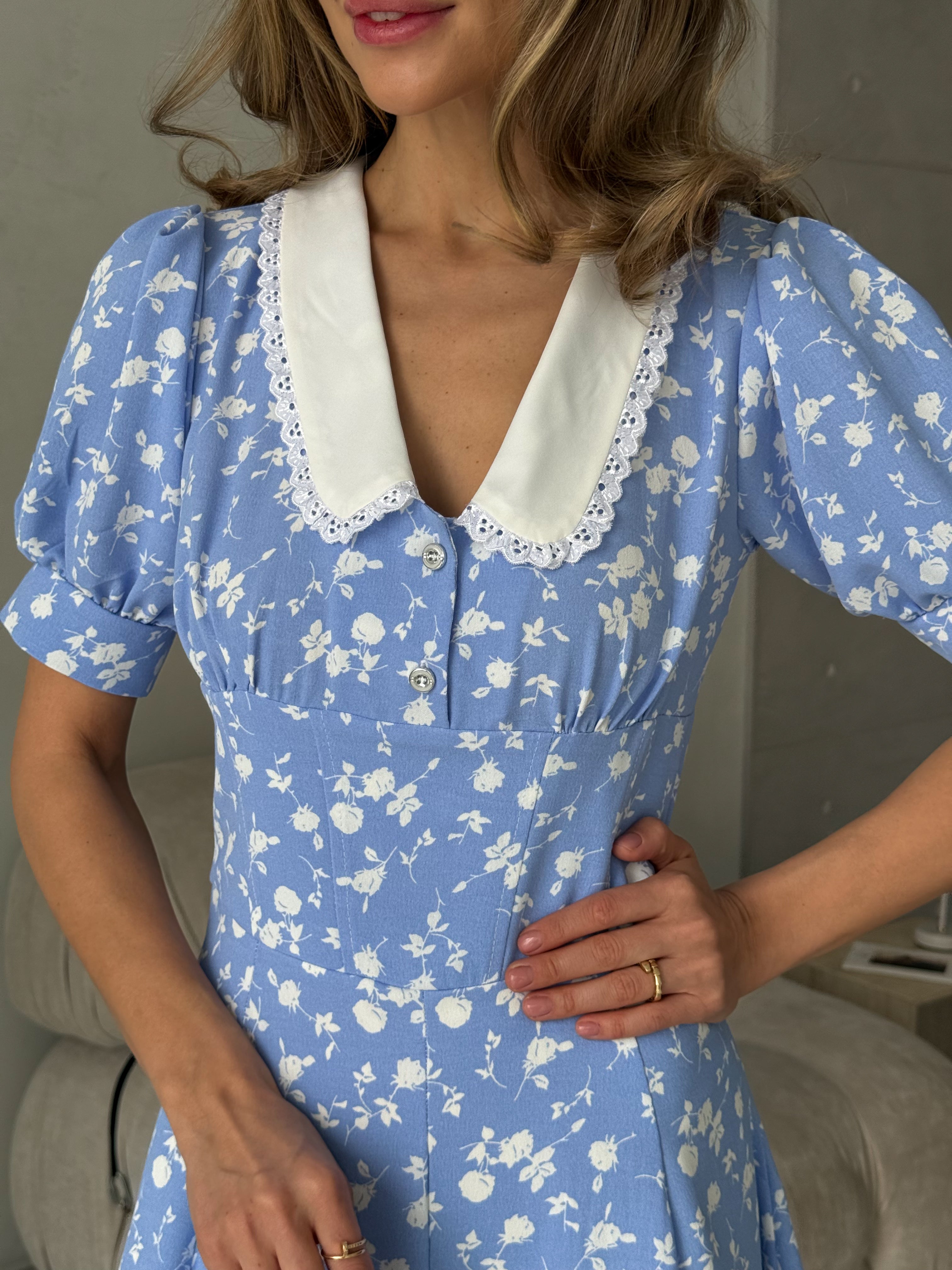Vintage Dress with Lace